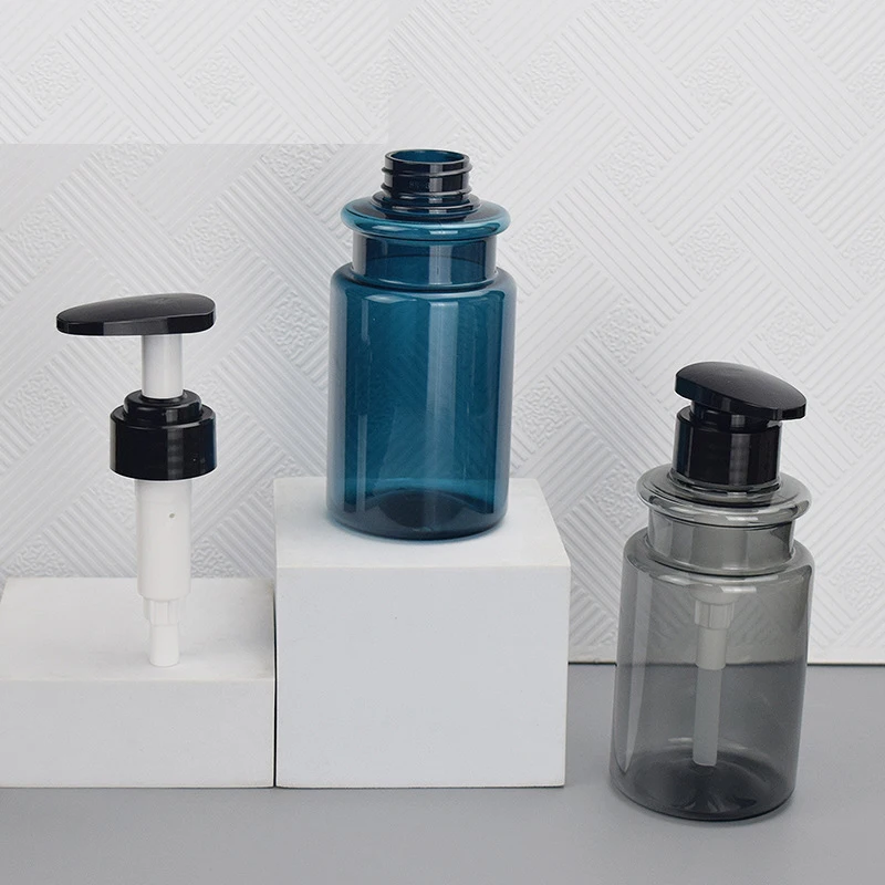 alcohol pet shampoo wash hand lotion shower gel soap dispenser pump bottle 300ml 500ml with lotion pump clear pet for cosmetics