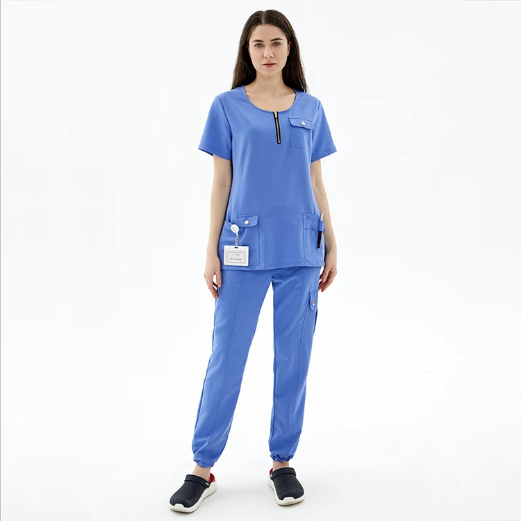 Factory Direct Sample Scrubs Suits Uniforms Design New Style Nurse Hospital Uniforms Scrubs Sets