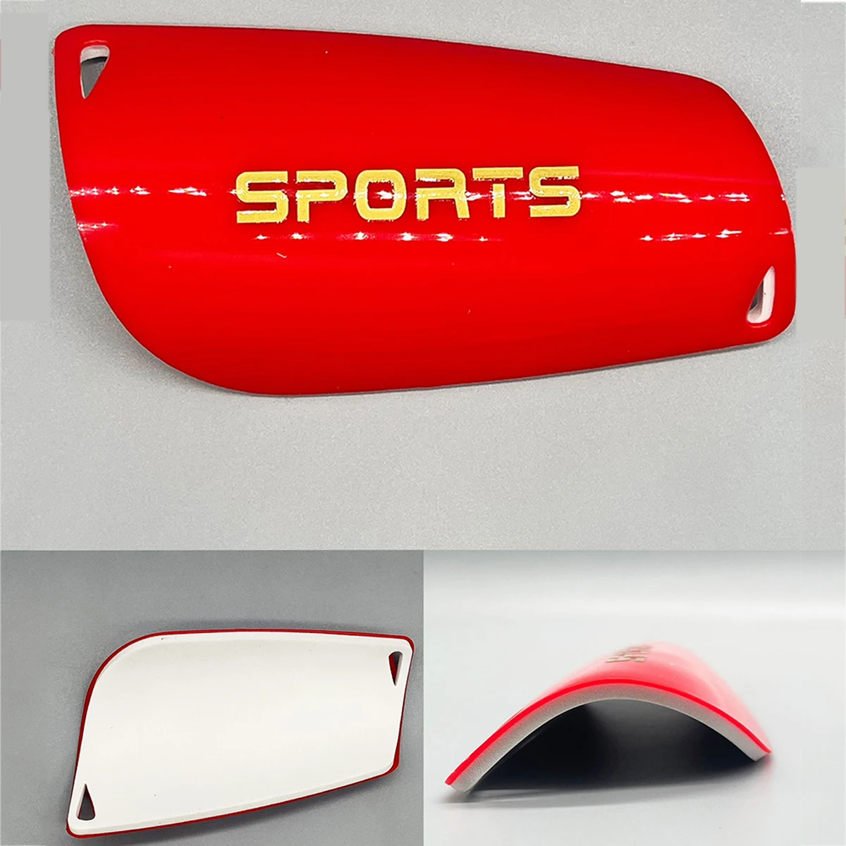 Factory Wholesale Football Shin Pad Custom Plastic And Resin material Soccer Shin Guards For Sports