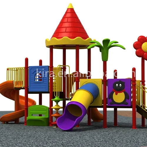 Kindergarten Kids Small Playground Equipment Outdoor Plastic Slide Playground Children Outdoor Playground For Children