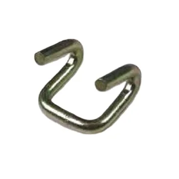 Hot Selling 25mm/35mm/50mm/75mm Metal yellow/white zinc plated Claw U hook/Open hook for ratchet tie down