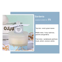 Luxury 100% natural soy wax with glass candle jars Private Label Scented candles aroma scented candle for parties