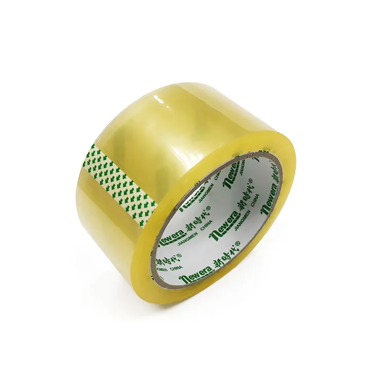 45mm 48mm 72mm Low Noise Easy Tear Packaging Tape BOPP Transparent Clear