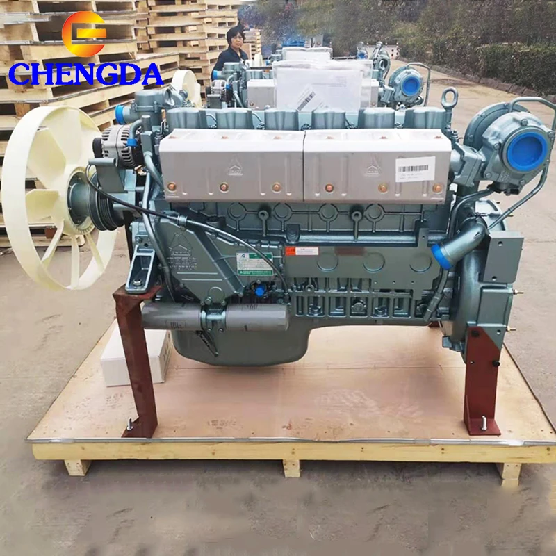 Запчасти для двигателя Sinotuck Howo оригинальный дизельный двигатель 371hp 375hp 380hp