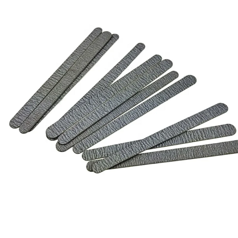 Double Side Nail File 80/100/180/240/320 High-Quality Wooden Sandpaper Disposable Nail File