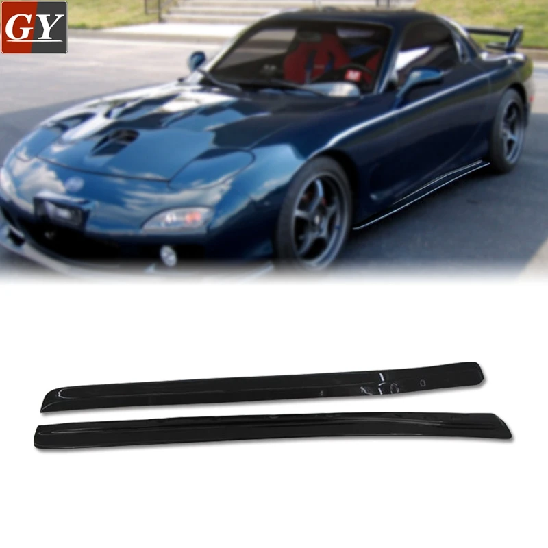 FIBERGLASS FEED STYLE SIDE SKIRT UNDER BOARD FOR MAZDA 92-02 RX7 FD3S