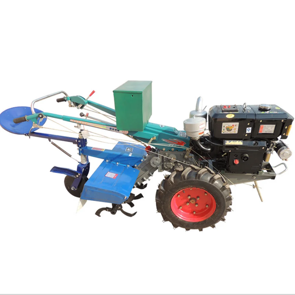 8hp12hp 15hp 18hp 20hp 22hp Farm mini diesel motocultor Power Tiller Two Wheel Mini Walking hand tractor