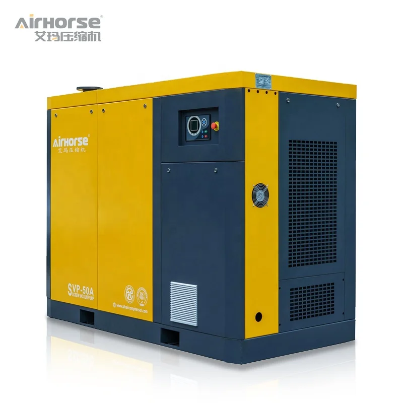 ASME Certificate Long Life Pump High Energy Saving Oil Injected Screw Vacuum Pump