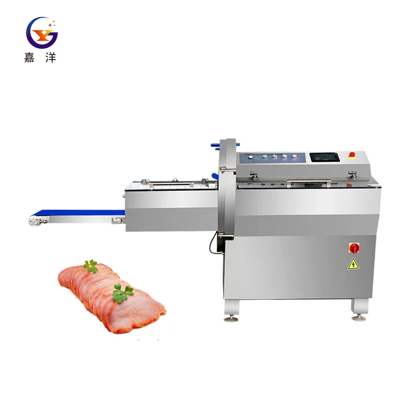 Commercial High-Speed Automatic Horizontal Meat Processor Steak Sausage Cheese Ham Bacon Slicer Machine
