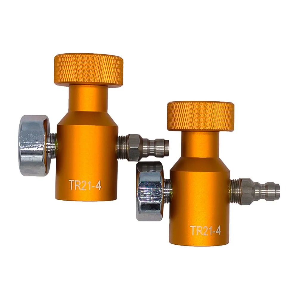 Adjustable Soda CO2 Refill Adapter Sodastream ASA 3000psi Pressure Gauge for Blue Cylinder