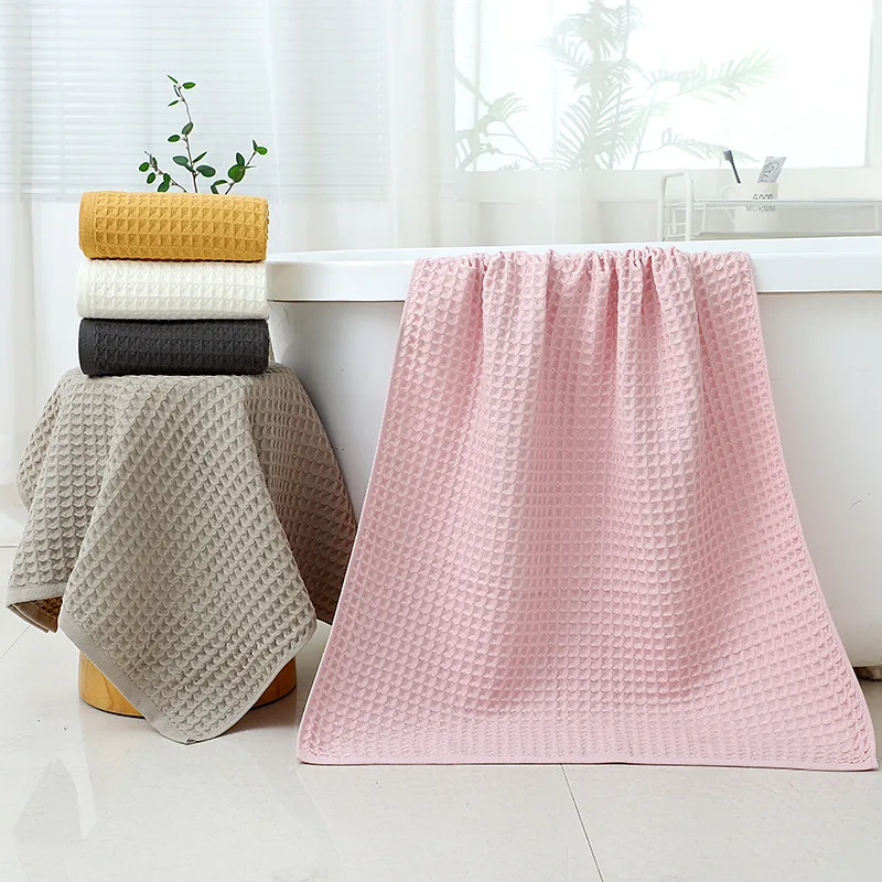 Waffle Towel Absorbent Fashion Home Towel Skin-friendly Face Towel Home Textiles Best Selling Bathroom Products
