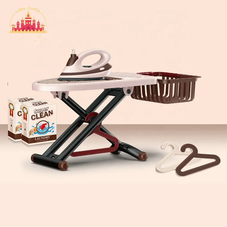 Best quality antique doll size sewing machine kit toy for kids with ironing and large bed board SL10D249