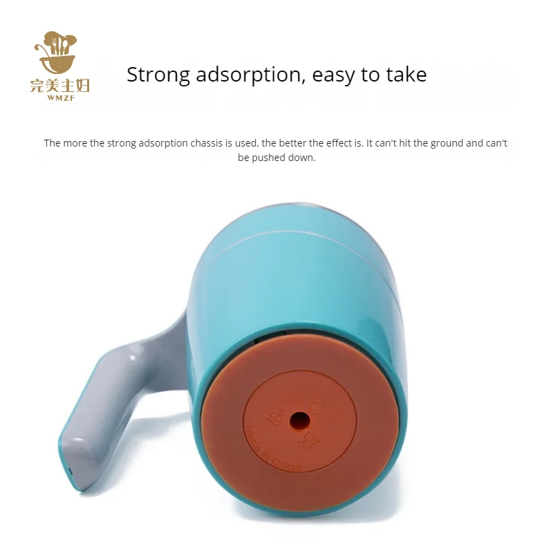 New office always-standing cup 304 Stainless steel magic artifact suction cup anti-pour Cup factory wholesale