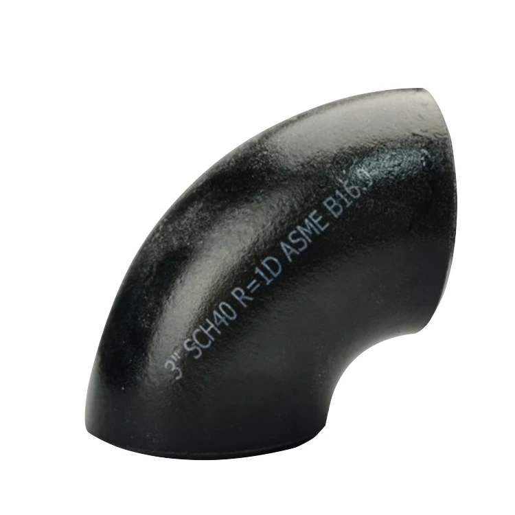 ASME B16.9 A234 90 градусов MS 1.5D длинный радиус стыковой сварки, фитинги для труб из углеродистой стали, бесшовные локти с изгибом