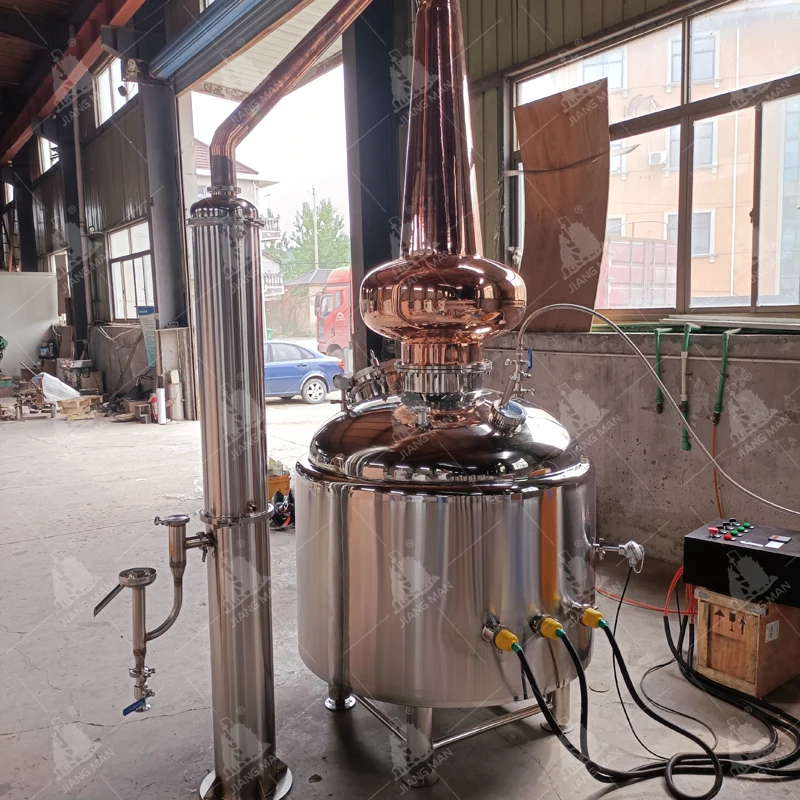 [JiangMan]-Copper Alembic Still 2000L/3000L/4000L Copper Single Malt Whiskey Pot Still