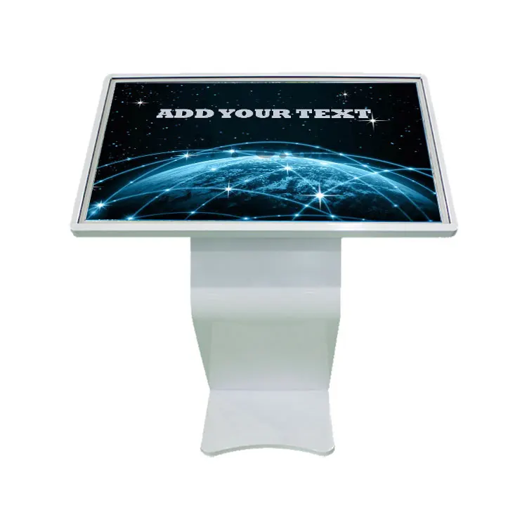 interactive panel capacitive touch screen  21.5 inch floor standing display kiosk