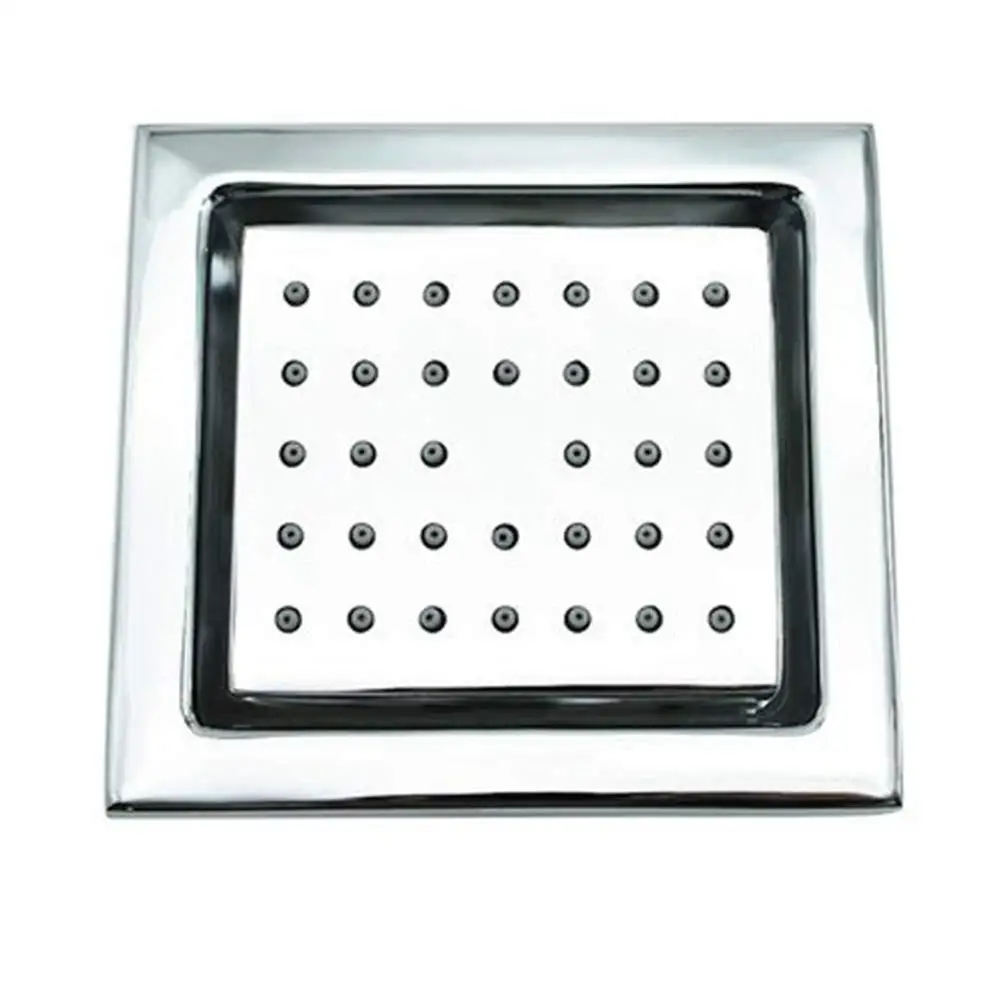 Homedec Concealed Installation Brushed Nickel Square Massage Shower Body Jet with Water Flow Valve for Bathroom