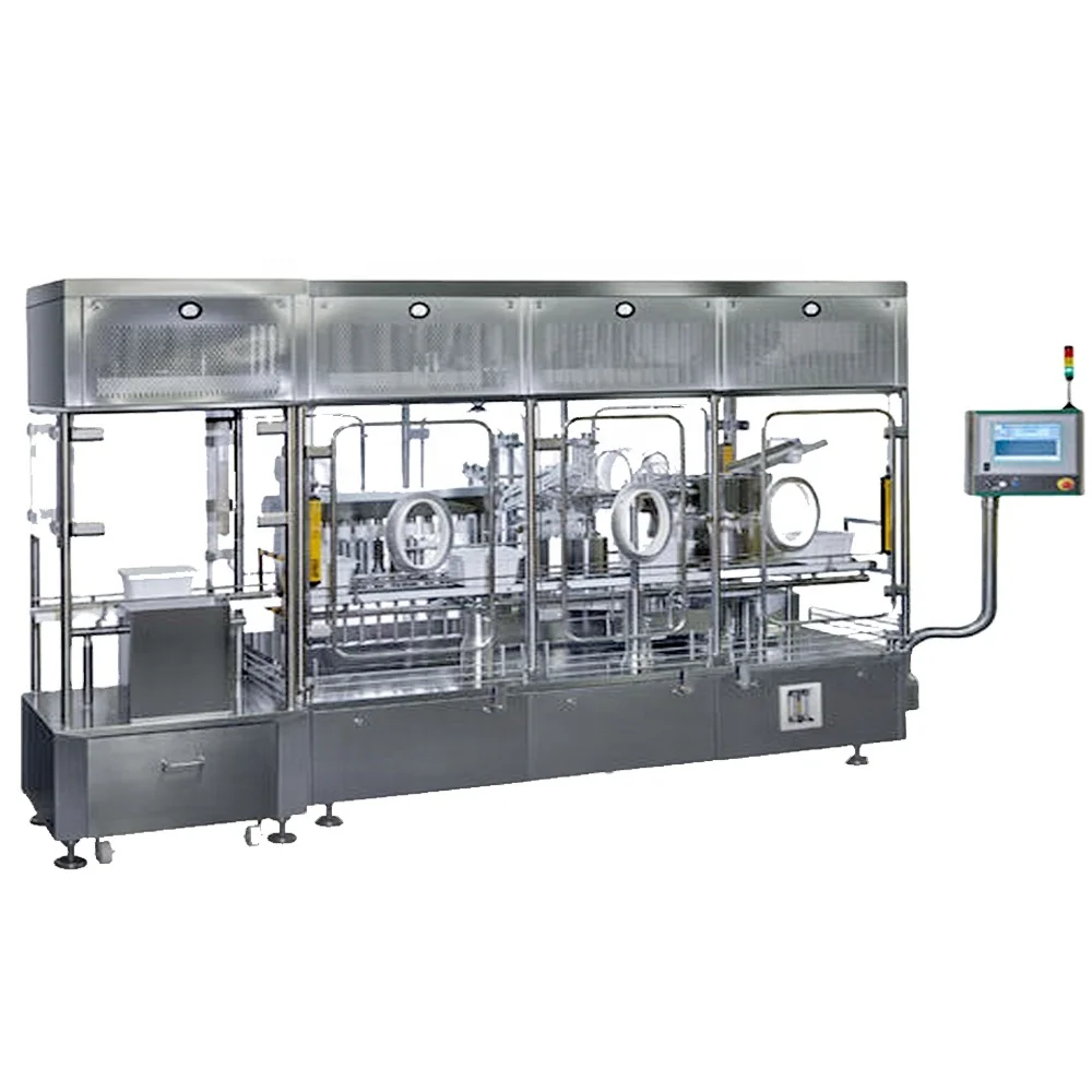 Automatic Vacuum Prefilled Filler Glass Assembly Packing Gel vaccine Syringe Filling Machine