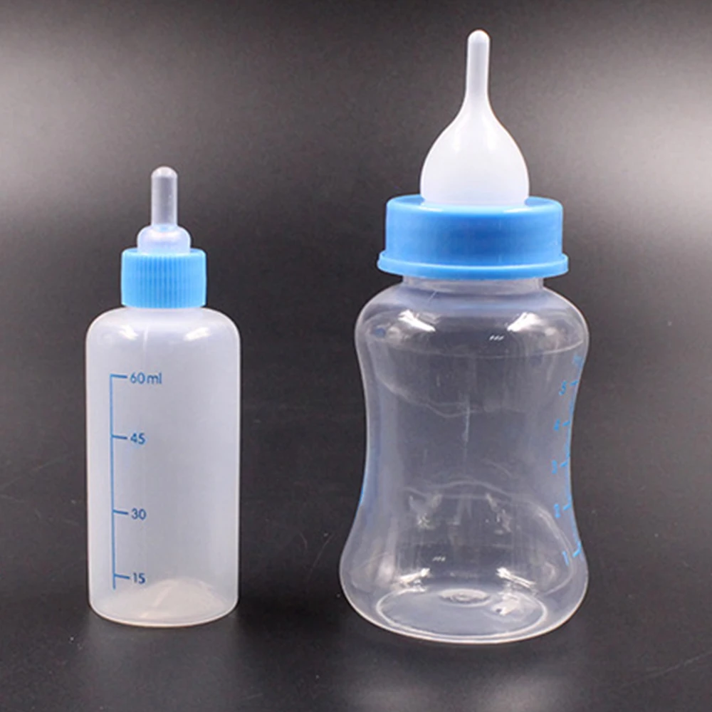 Pet Milk Bottle Dog Feeding Bottle Set Safty Puppy Kitten Milk Bottle