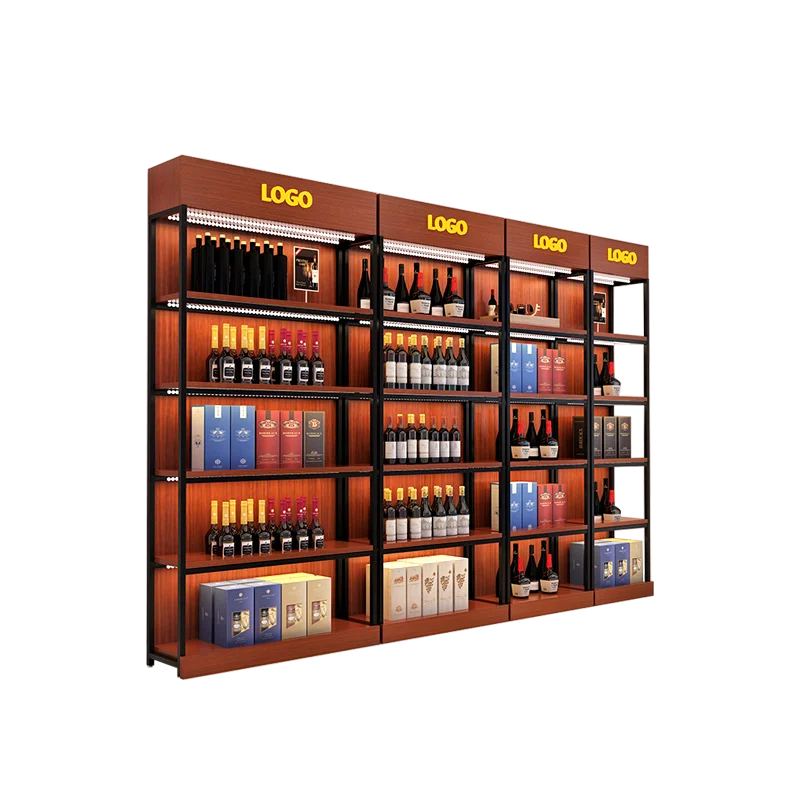 Деревянная витрина для салона красоты