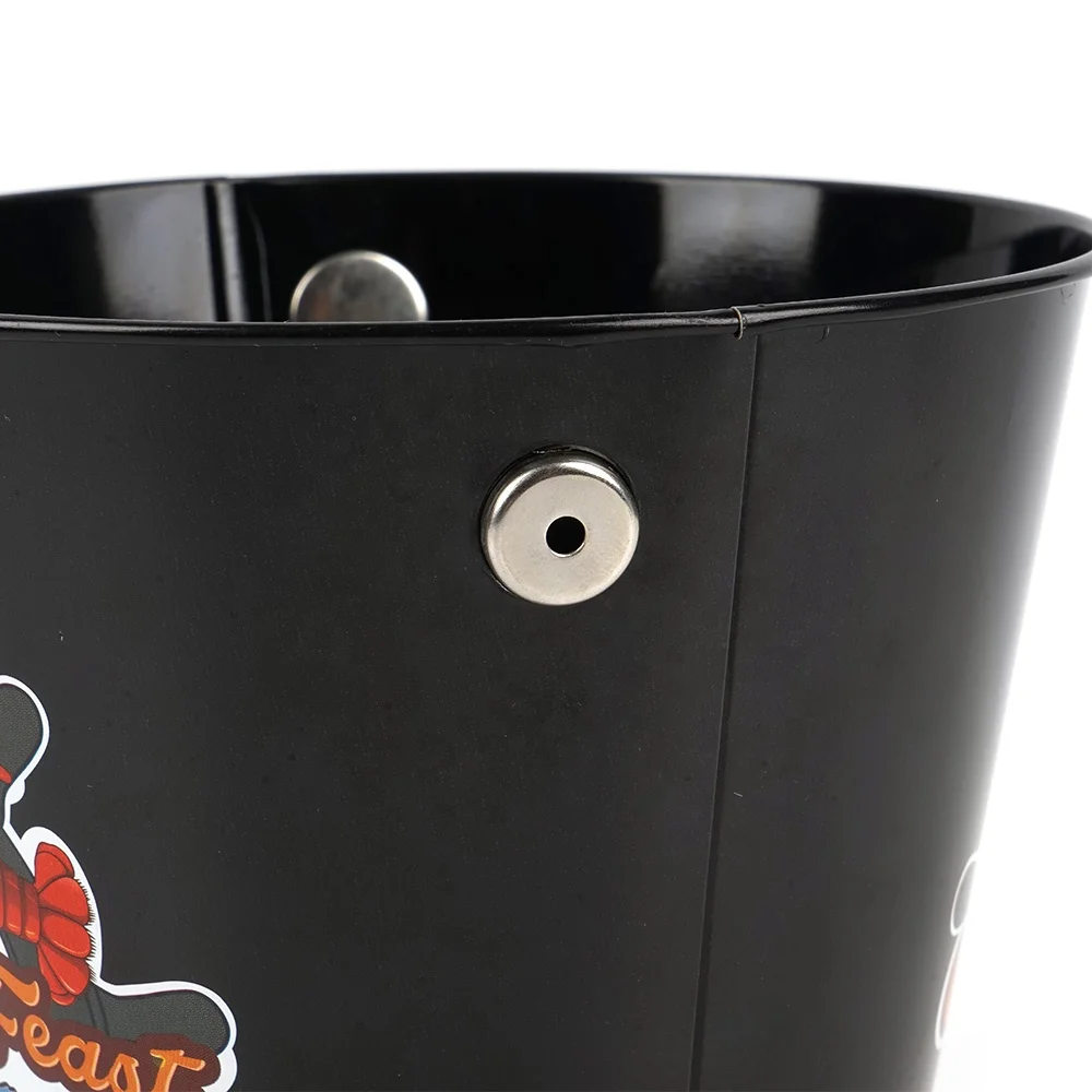 Promotional Stainless Steel Ice Bucket Metal Galvanized Iron Beer Vodka Bottle Ice Bucket Wholesale