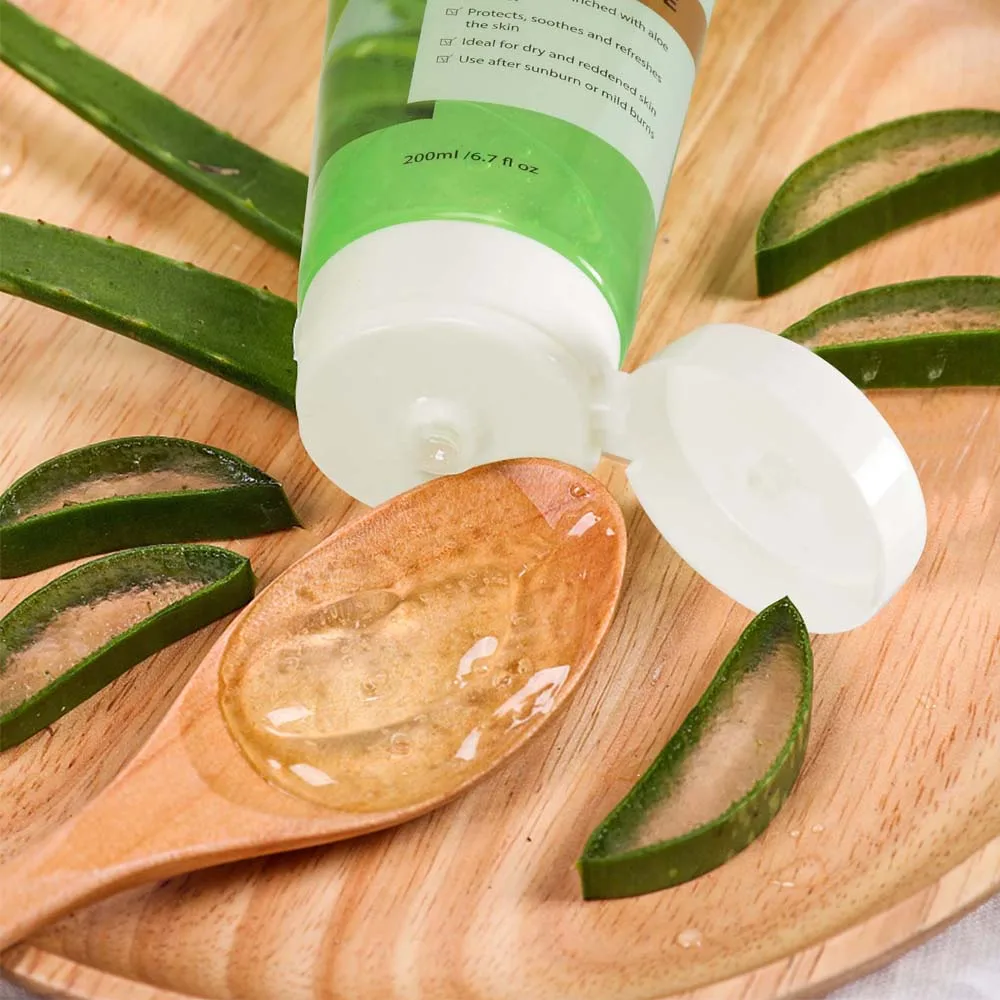 Private Label Repair Skin Moisture Soothing Whitening Cream Aloe Vera Gel