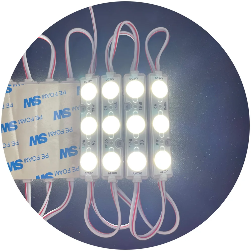 adv advertising brand illuminated pure white 6000k warm white 3000k dc24v smd2835 led module for channel letter