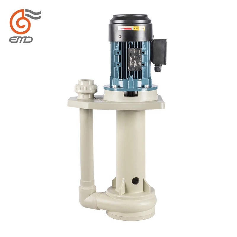 high quality plastic material spray pump corrosion resistant etching industry chemical transfer centrifugal vertical pump