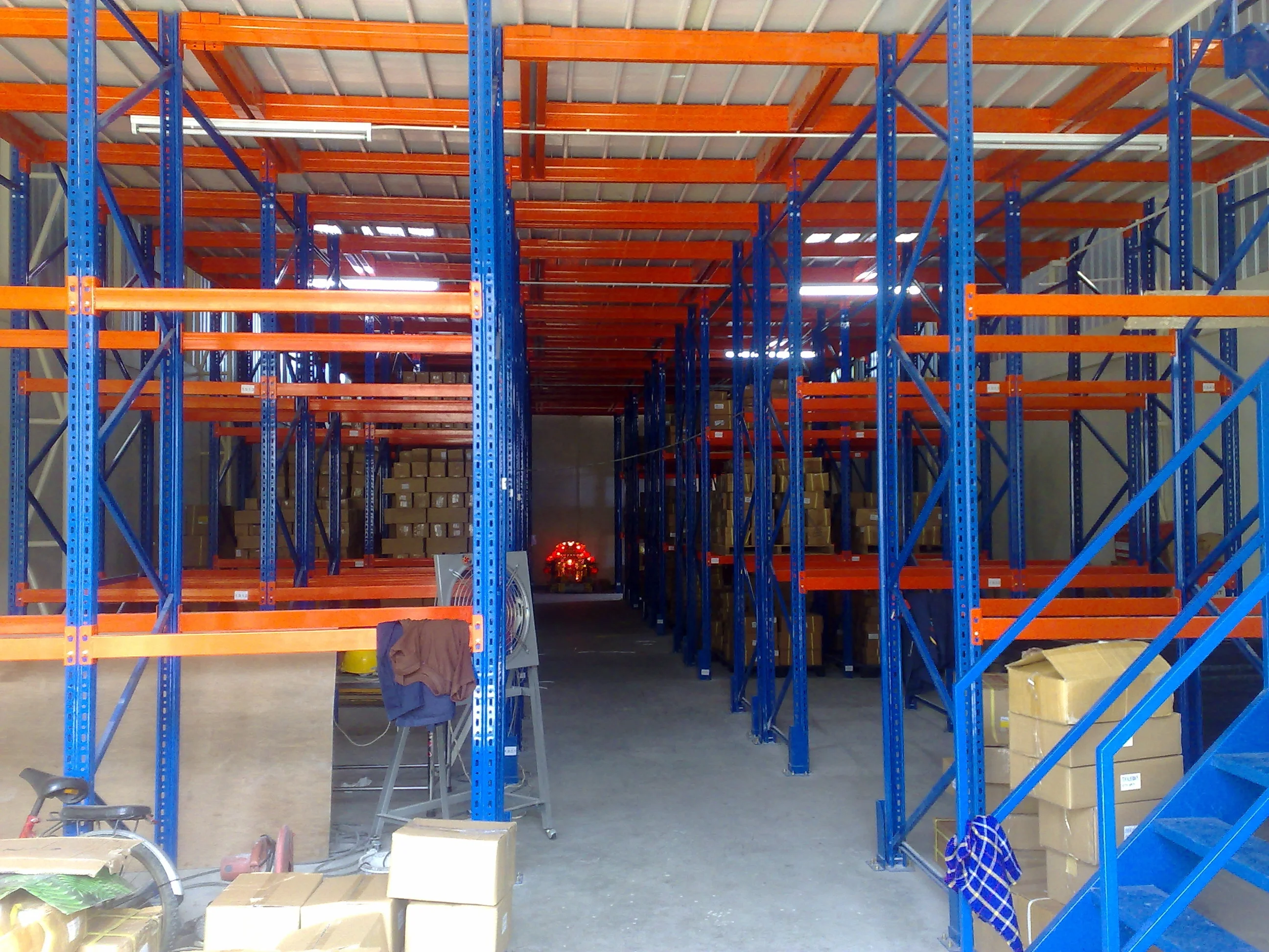 2-3 levels heavy duty mezzanine racking, steel mezzanine floor warehouse shelf platform