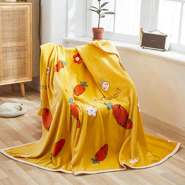 Chinese Manufactory Super Soft Coral Fleece South Korean China Blanket
