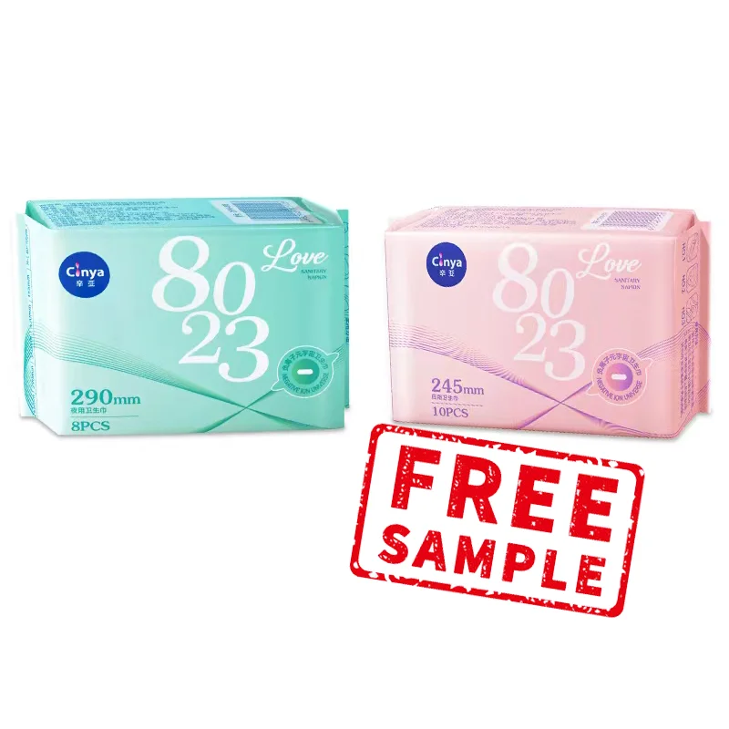 Oem Disposable 100% Cotton Organic Sanitary Napkins Menstrual Pads