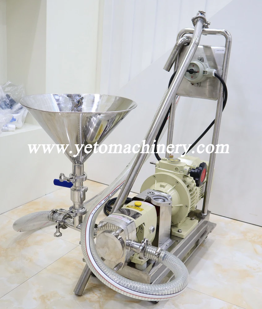 YETO stainless steel sanitary rotary lobe pump rotor vane pump for high viscosity cosmetic cream lotion