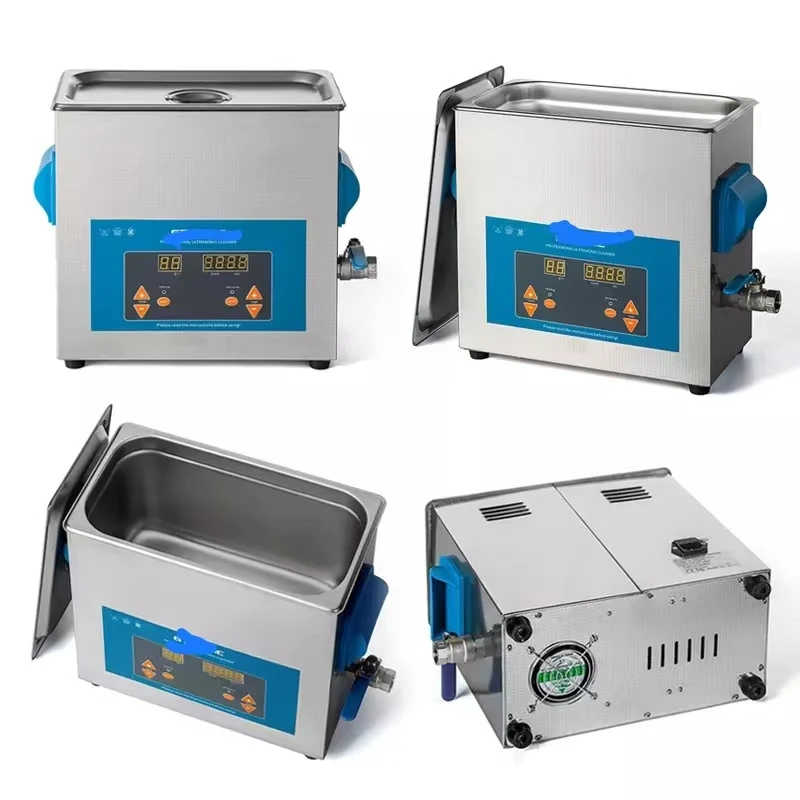 High efficiency dental 6L water jet ultrasonic cleaner