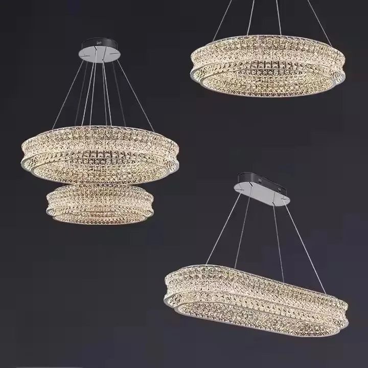 OEM Изготовленный На Заказ золотой поставщик мини круглые современные подвесные светильники Роскошные K9 конкурентоспособная цена подвесная хрустальная люстра для свадеб