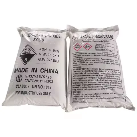Manufacturer direct sales 90% potassium hydroxide caustic potash