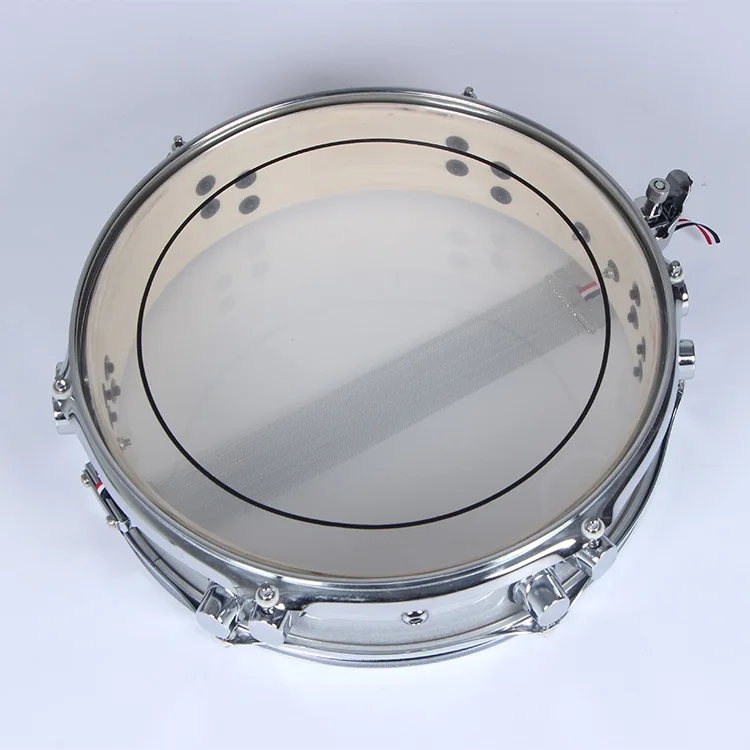Factory Direct Sales Percussion Instrument Transparent Marching Drum Professional Durable Snare Drum