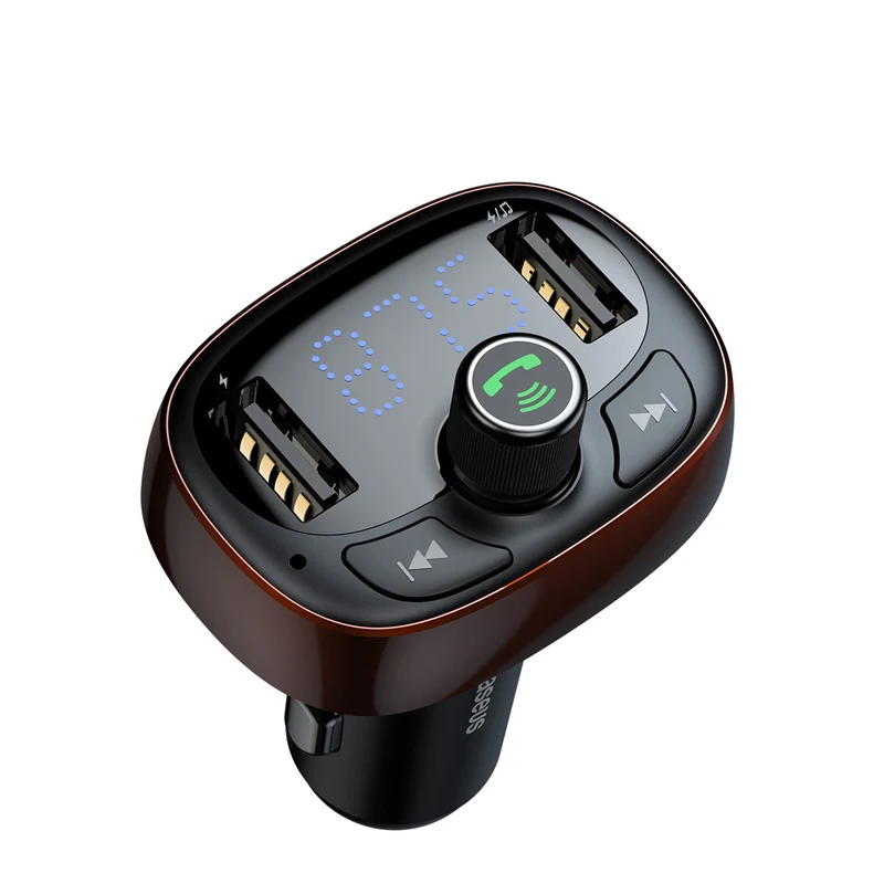 S-09 MP3 FM Transmitter Car Charger Socket With Car Holder