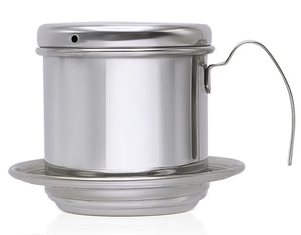 New Product Silver Reusable 304 stainless steel vietnamese coffee Drip Filter With Handle