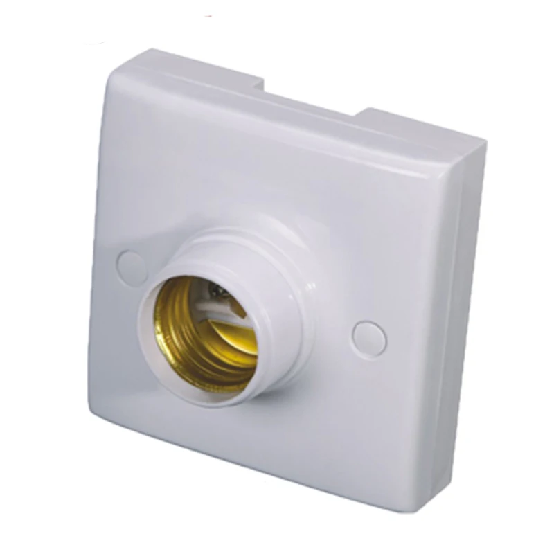 Оптовая продажа электрический пластиковый патрон для лампы E27 держатель Эдисона винтовой аксессуары светодиодного освещения