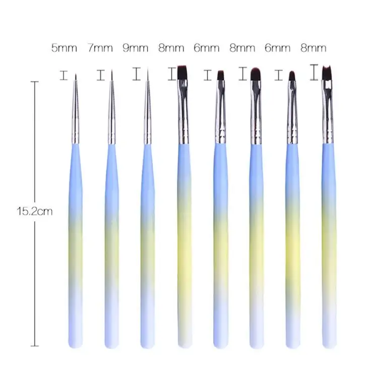 Jieniya Acrylic Nail Brush UV Gel Nail Brush Nail Extension Gel Brush Set