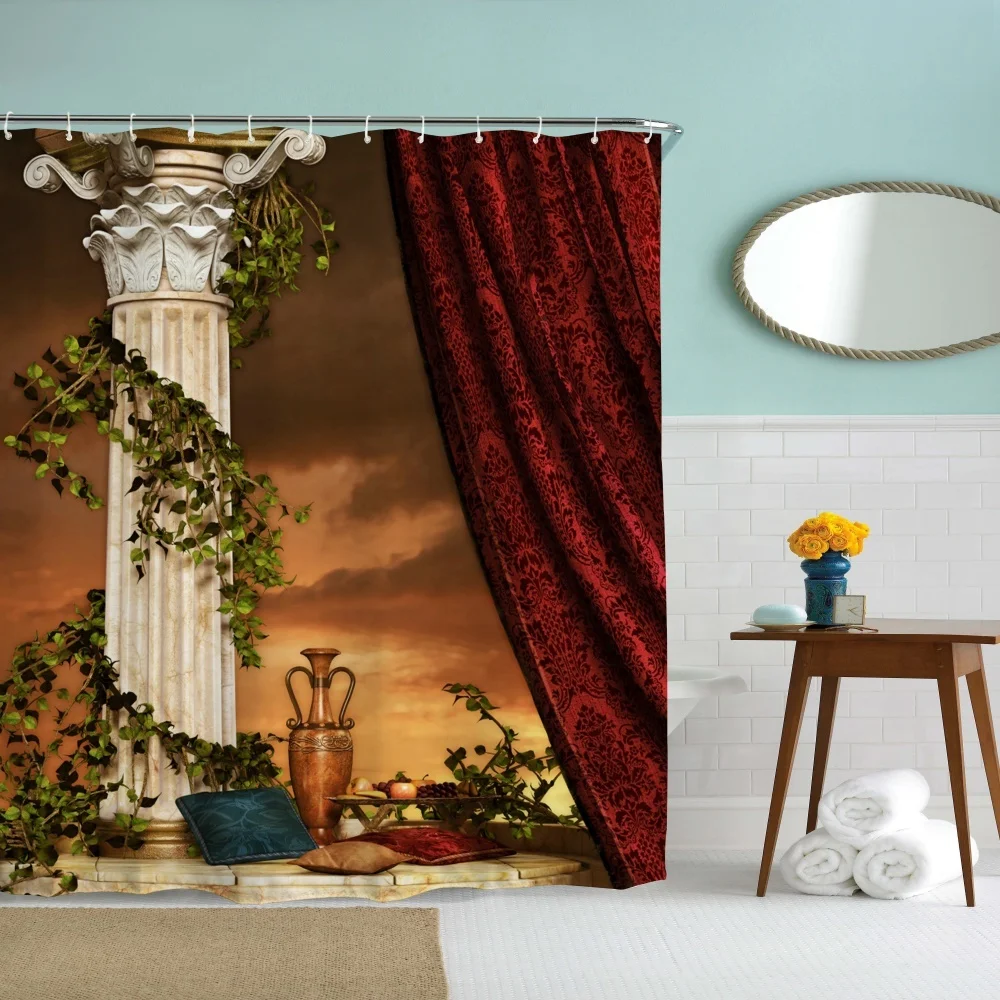 Latest curtain design digital printing high quality 96 inch