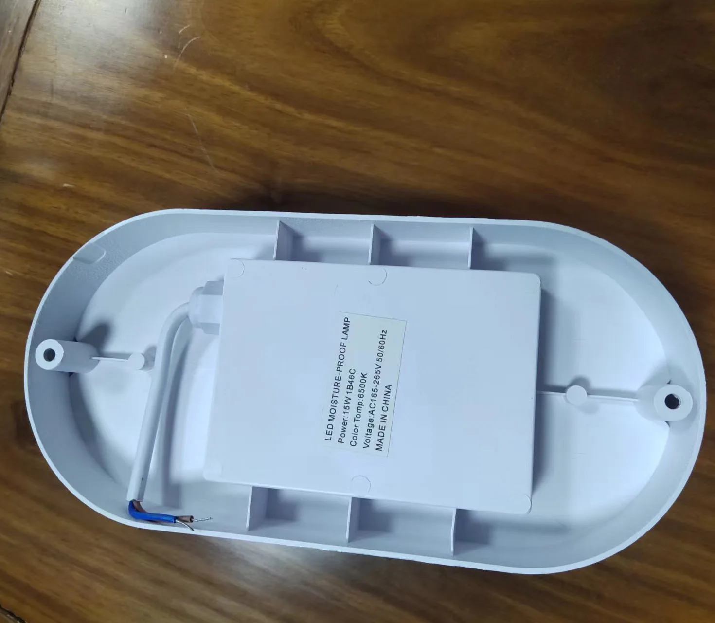 IP65 Oval & Round led Bulkhead Light plastic wall Light photoelectric control LED Moisture-Proof Lamp