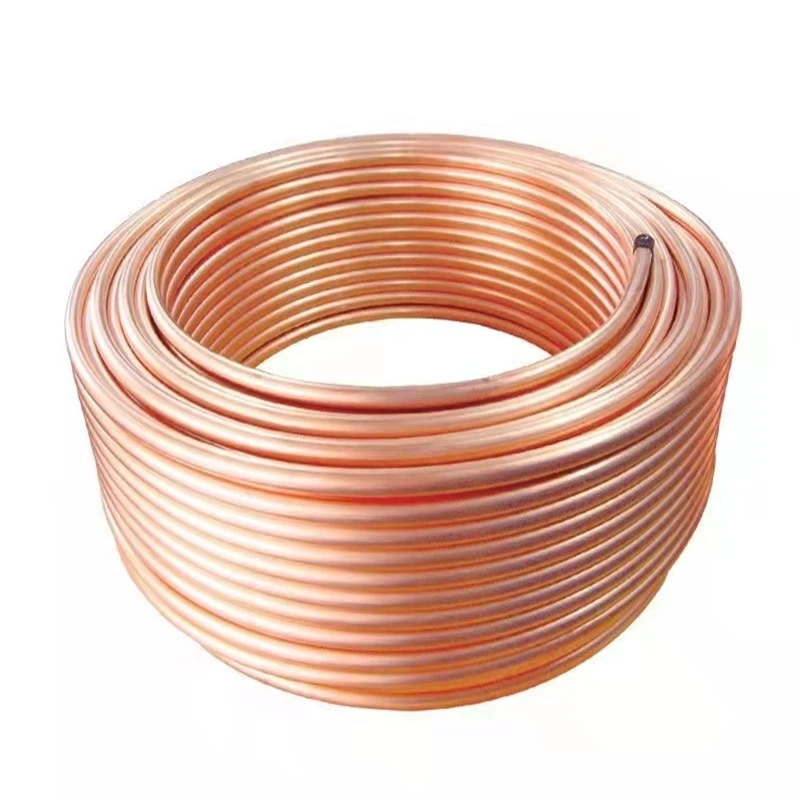 High Quality Refrigeration Air Conditioner Connecting Copper Pipe Manufacture Pancake Coil Capillary Copper Coil Copper Tube