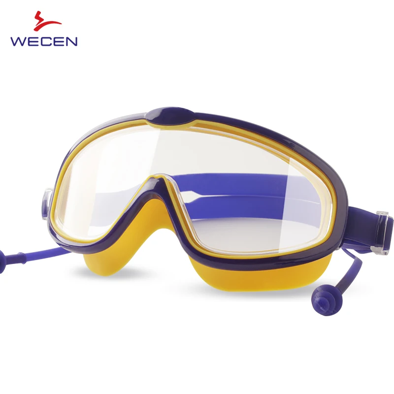 Kids Cartoon Funny Swimming Goggles Wide View Free Swim Goggles Anti Scratch Anti Fog Swimming Glasses