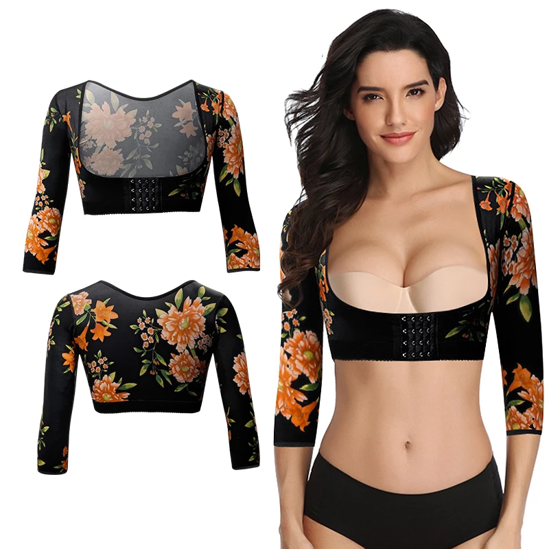 Women Post Surgery bbl faja stage 2 Seamless Faja Arm Upper Plus Size Shapers Firm Control Shapewear