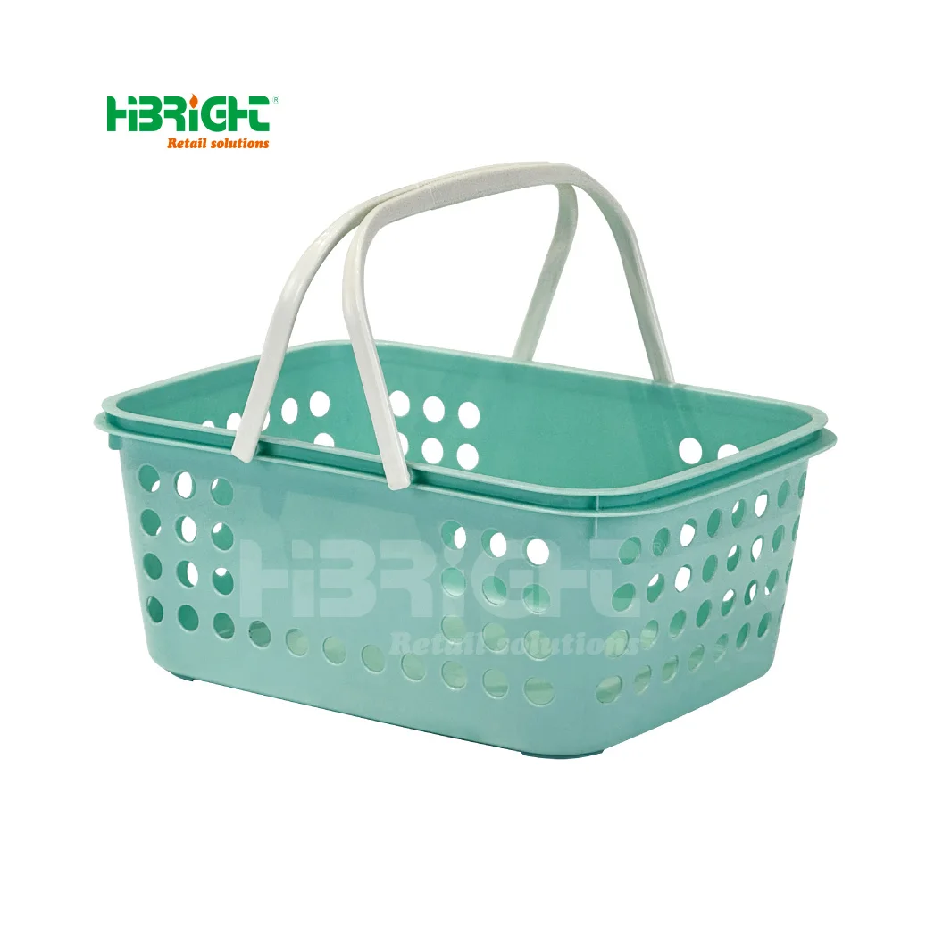 Eco-Friendly ISO Certification Market  Basket Supermarket PP Shopping Basket for Convenience