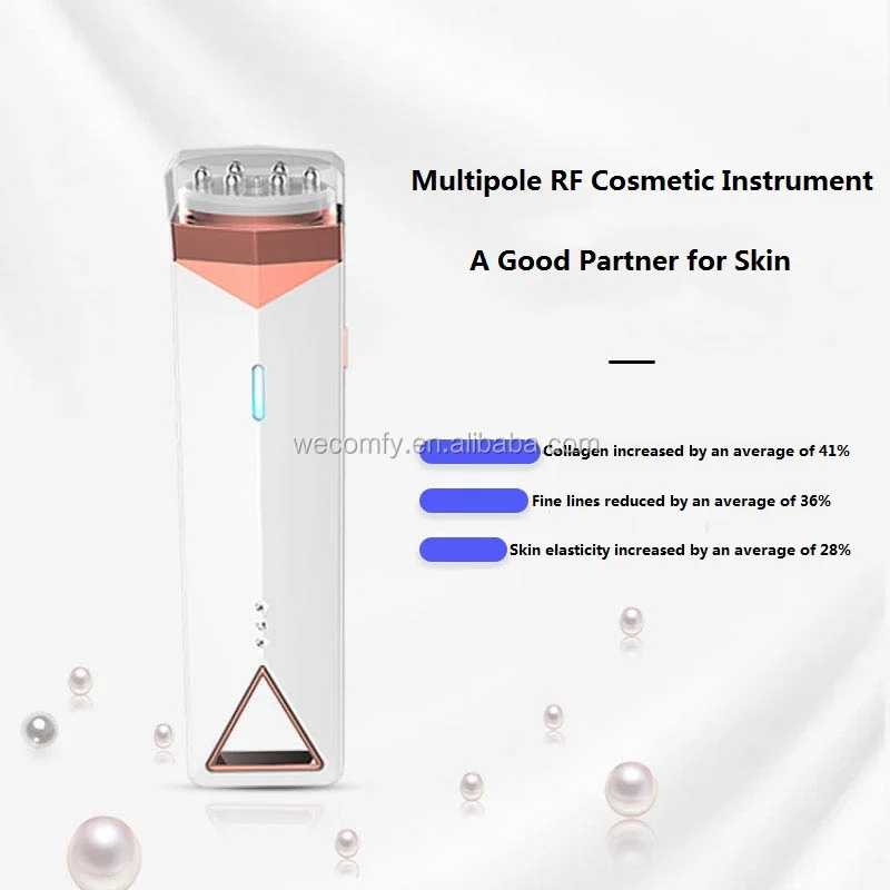 
home use salon Face Lifting Skin Rejuvenation wrinkles reducing Eliminate edema RF+EMS Beauty Device WE-1608 