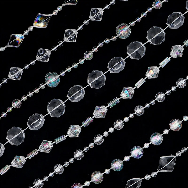 New Products Clear/Colored Acrylic Connecting Beads