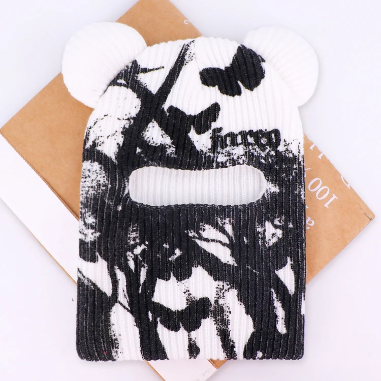 animal balaclava 3d ears balaclava bear ears 2 color ski masks