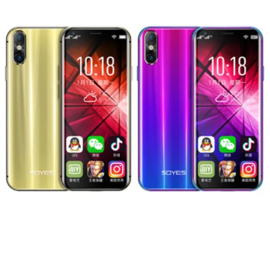 
3inch SOYES XS Mini colorful Smartphone 3GB+32GB Dual Sim Cards 4G Mobile Support Wifi 